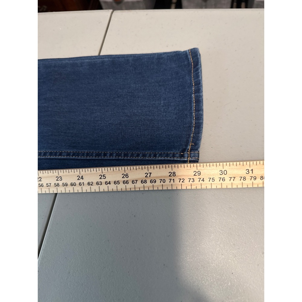 Levis 511 Slim Fit Jeans Dark Wash Blue Denim W28 L30 Size 16 Reg - Picture 4 of 9